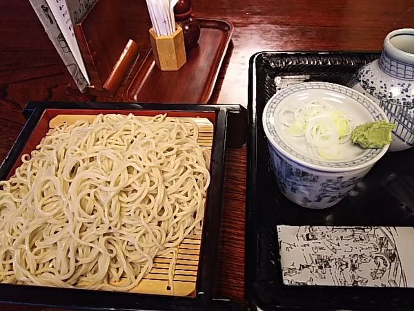 「もりそば(大盛り)」@大坂屋 砂場 本店の写真