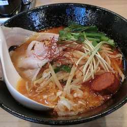 皇龍タンメン(2丁目)麺大盛り+季節の青菜