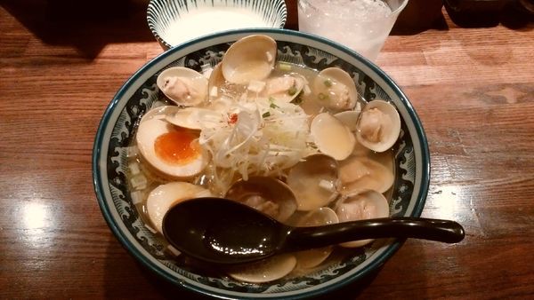 「はまぐりラーメン+味玉」@和風楽麺 四代目 ひのでやの写真
