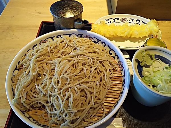 「もりそば＆イカ天」@喜乃字屋の写真