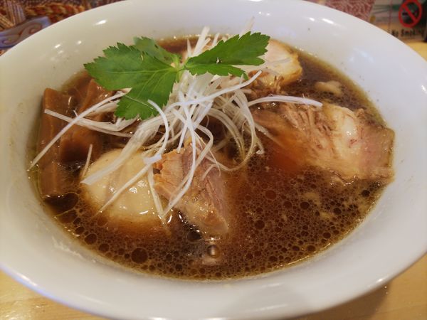 「中華そば極1100円」@麺や 田むらの写真