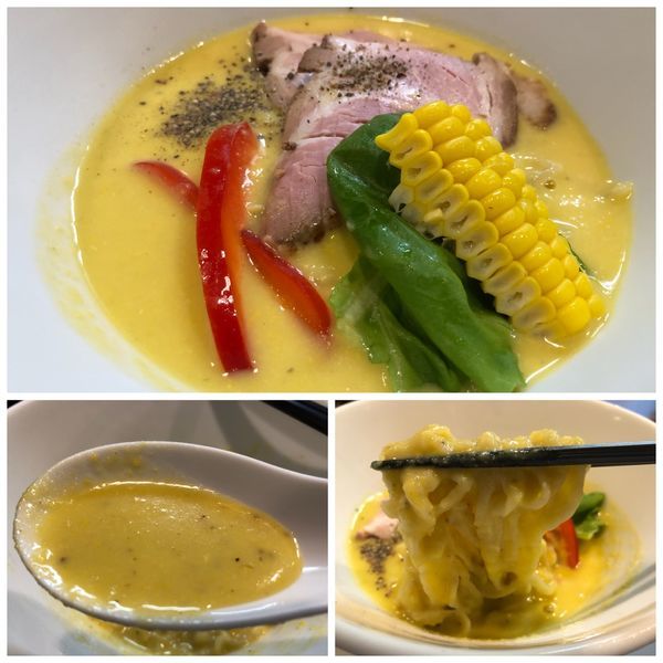 「【限定】朝採れとうもろこしの冷がけSOBA 950円」@麺.SUZUKiの写真