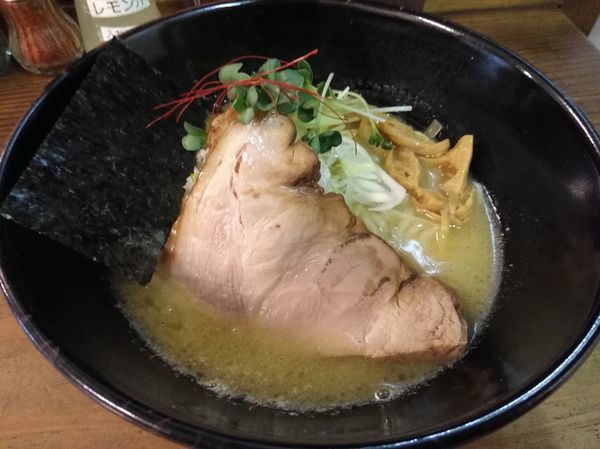 「濃厚牡蠣ソバ」@貝だしラーメン 貝ガラ屋の写真