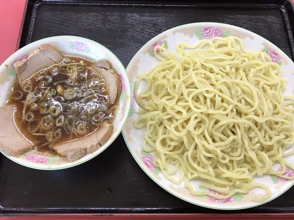「つけ麺 チャーシュー入」@丸長 つくば店の写真