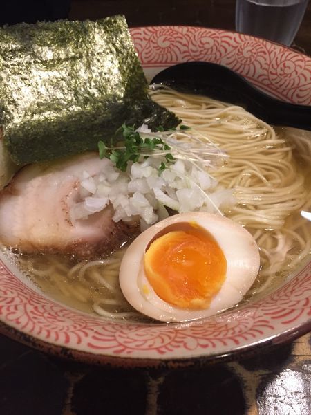 「煮干そば（塩）」@ラーメン 樂只の写真