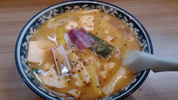 「赤ねぎ豆腐ごま味噌ラーメン」@天下一らーめんの写真