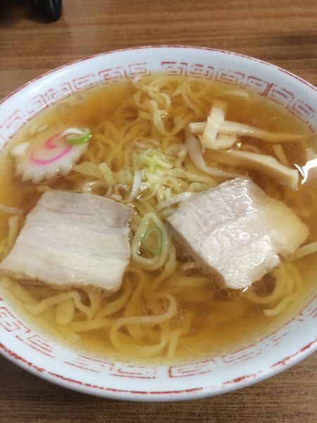 「極太手打ちらーめん」@食堂なまえの写真