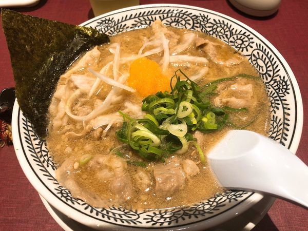 「肉そば」@丸源ラーメン 新二又瀬橋店の写真