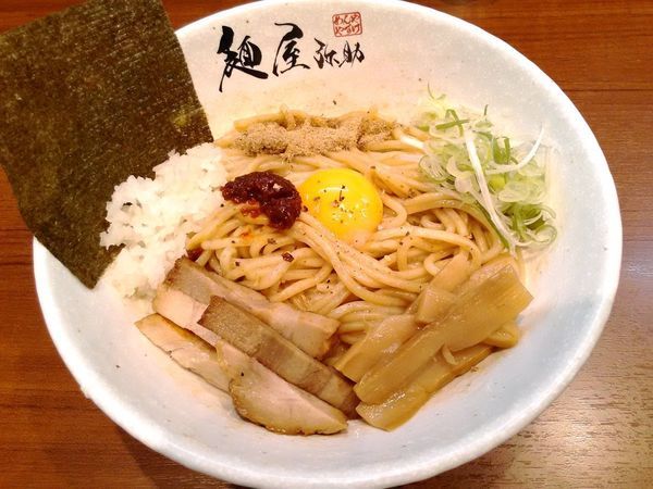 「まぜそば」@麺屋 弥助 大謝名本店の写真