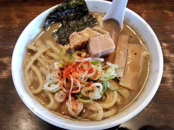 「期間限定 男の！ど煮干しそば」@つけ麺 ジンベエの写真