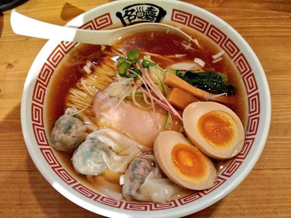 「マイスター限定 旬菜雲呑麺」@らーめん 名嘉商店の写真