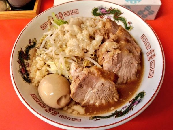「ラーメン ニンニクアブラ」@赤ひげラーメン 那覇松山店の写真