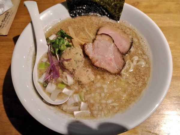 「1月限定 白湯煮干しSOBA（味噌・背脂）」@麺や Gochiの写真