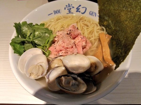 「期間限定 塩蛤そば」@麺や 堂幻の写真