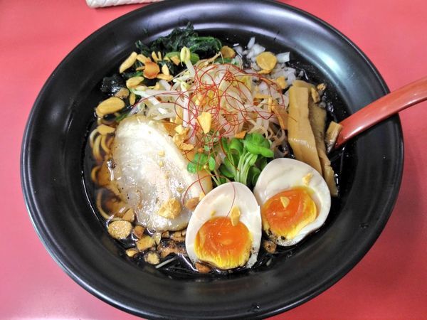 「29の日限定 ニンニクらぁめん 黒」@和風らーめん はるやの写真