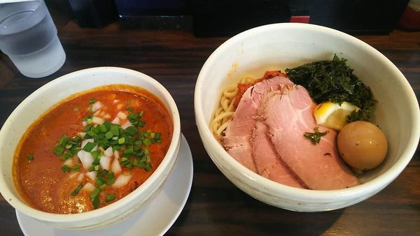 「ザ・要町タンタンつけ麺+なんこつご飯」@（麺）並木商事の写真