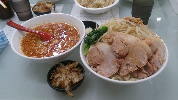 「坦々風つけ麺 890円」@ラーメン 富次郎 堀町店の写真