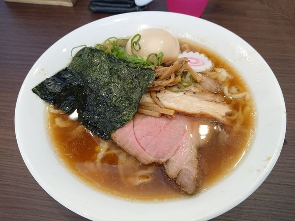 「醤油味玉らーめん 880円」@麺や 河野の写真