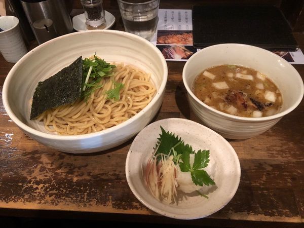 「濃い出汁つけそば」@日本橋 製麺庵 なな蓮の写真