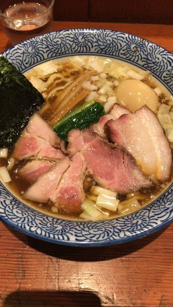 「特製手揉み中華蕎麦」@麺処 ほん田の写真