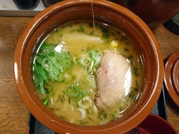 「かめラーメン（みそ）」@味の正屋 八千代店の写真