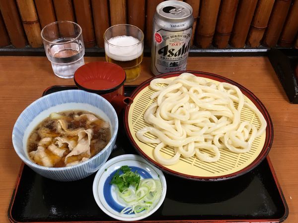 「アサヒスーパードライ→肉汁せいろ」@かのや 新宿東南口店の写真