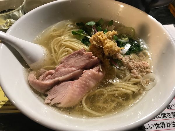 「塩生姜らー麺」@塩生姜らー麺専門店 MANNISHの写真