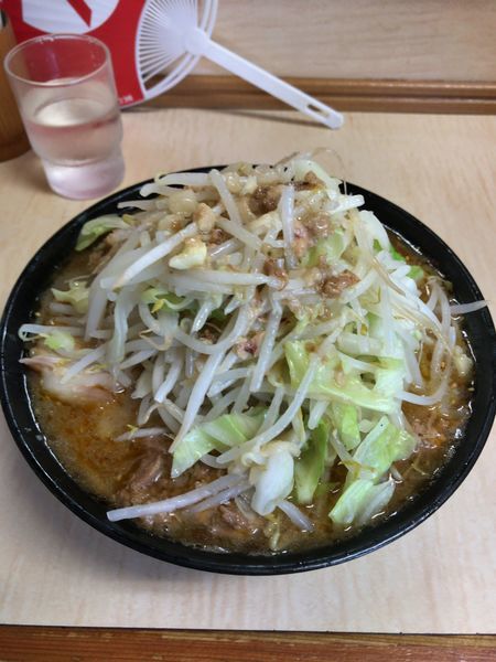 「118みそラーメン¥800 ニンニクアブラ」@ラーメン二郎 京成大久保店の写真