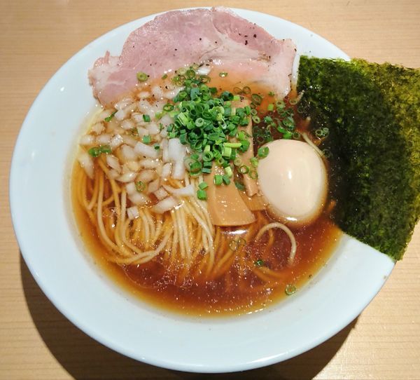 「旨味だし淡麗煮玉子入り(醤油)」@麺屋 まほろ芭の写真