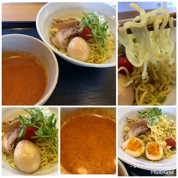 「川越レッド 〜完熟トマトの冷つけそば〜 850円 他」@麺処 福吉 極の写真