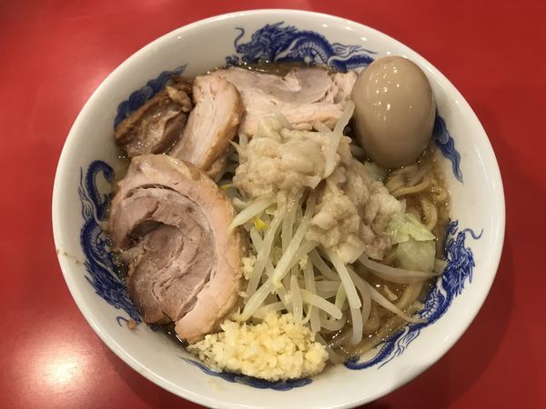 「豚玉ラーメン ＋2豚増し」@ドン-キタモトの写真