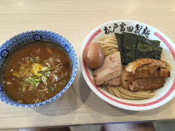 「特製つけそば」@松戸富田製麺 三井アウトレットパーク木更津店の写真
