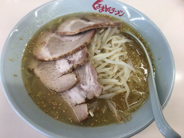 「塩ラーメン大盛り＋チャーシュートッピング」@くるまやラーメン 旭店の写真