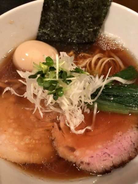 「支那そば ¥850＋味玉 ¥100」@日本橋 製麺庵 なな蓮の写真