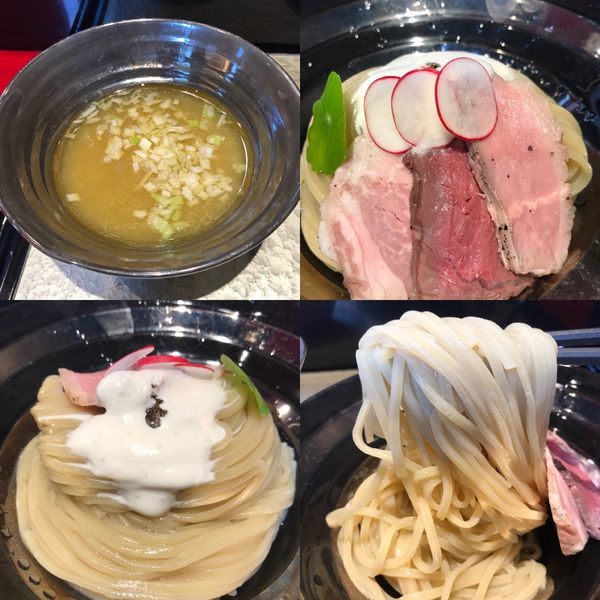 「特製つけ麺 ¥1200」@江戸前つけ麺 銀座 魄瑛の写真