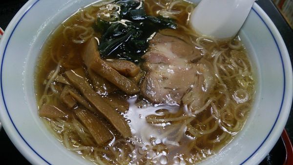 「ラーメン（自家製あっさり）」@おかもとの写真