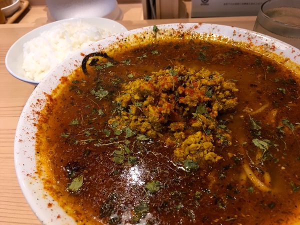 「【品達店限定】香麺 ＋ 白米セット」@つけめん玉 品達店の写真