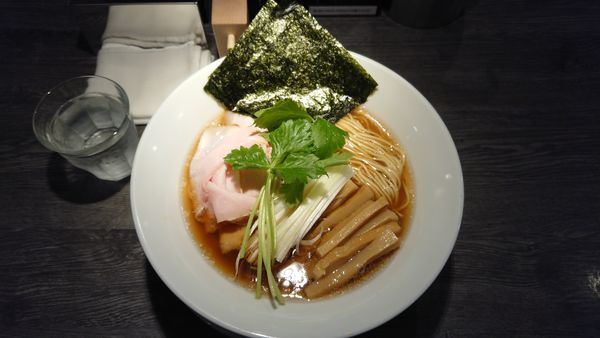 「中華そば(大盛り) 790円＋メンマ」@中華そば 鍾馗 長野店の写真