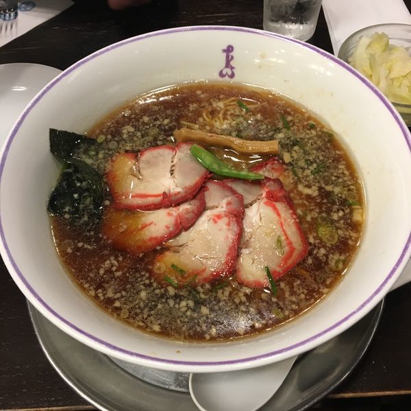 「大盛チャーシュー麺+背脂トッピング」@たいめいけんの写真