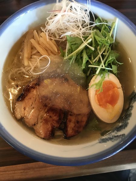 「冷やし柚子塩ラーメン」@AFURI 原宿店の写真