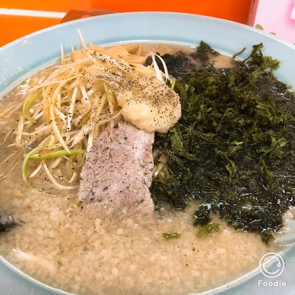 「ネギラーメン岩のり」@ラーメンショップ 三芳町店の写真