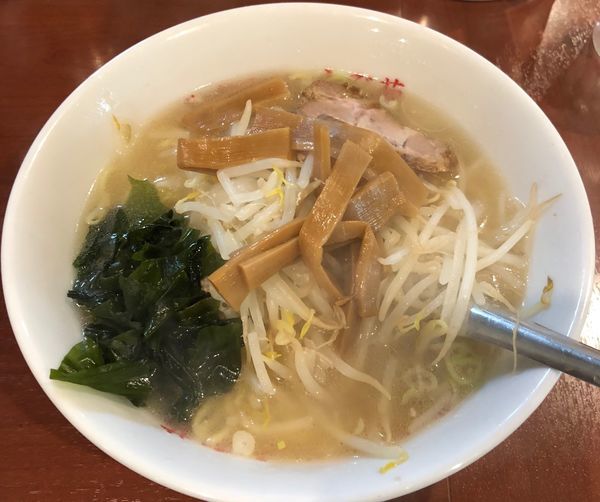 「塩ラーメン（麺固め￥750）」@えぞ菊 御徒町店の写真