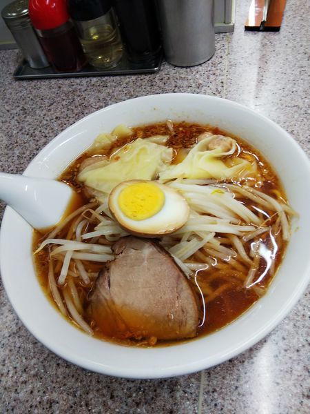 「ワンタン麺」@中華麺店 喜楽の写真