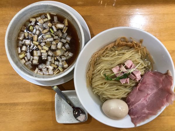 「昆布水つけ麺」@自家製中華そば 麺の虜の写真