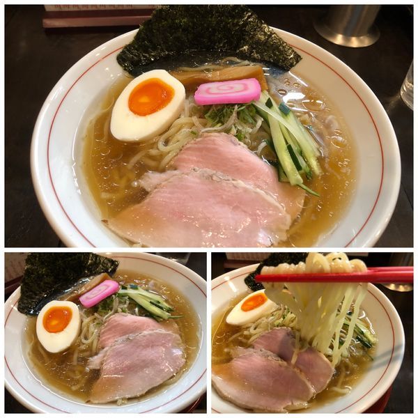 「【限定】牛骨冷やしラーメン850円」@まるふじ食堂の写真