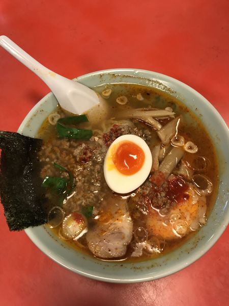 「辛口スタミナラーメン（ピリ辛）」@佐野ラーメン たかのの写真