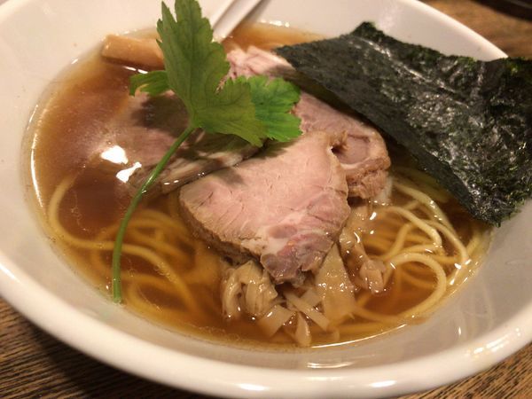 「平子煮干そば」@新橋 纏の写真