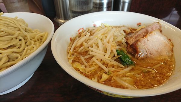 「つけ麺小 ヤサイニンニクアブラ」@ラーメン二郎 めじろ台店の写真