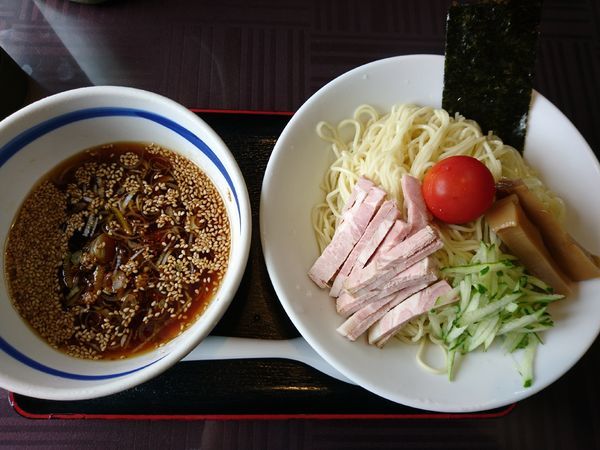 「和風冷やしつけ麺＋大盛」@麺屋 うめはら あずま店の写真