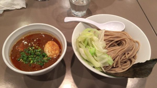 「海老味噌つけ麺味玉入り」@つけ麺 五ノ神製作所の写真
